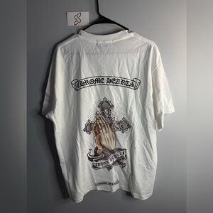 Chrome Hearts White Tee with Graphic Design